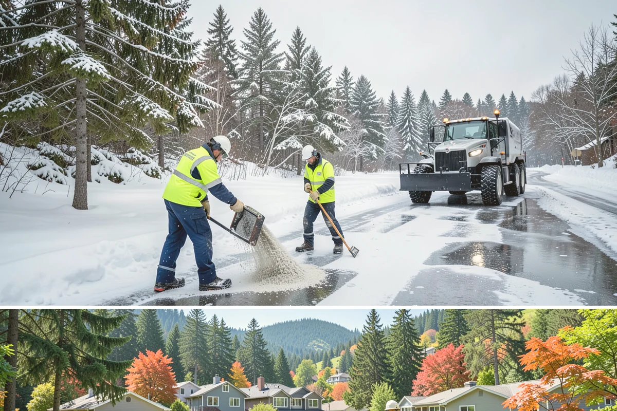 Hotel Deicing in Fircrest, Pierce County, WA - Coverage runs the full winter season, with continuous readiness during freezing-rain nights that coincide with guest arrivals and...