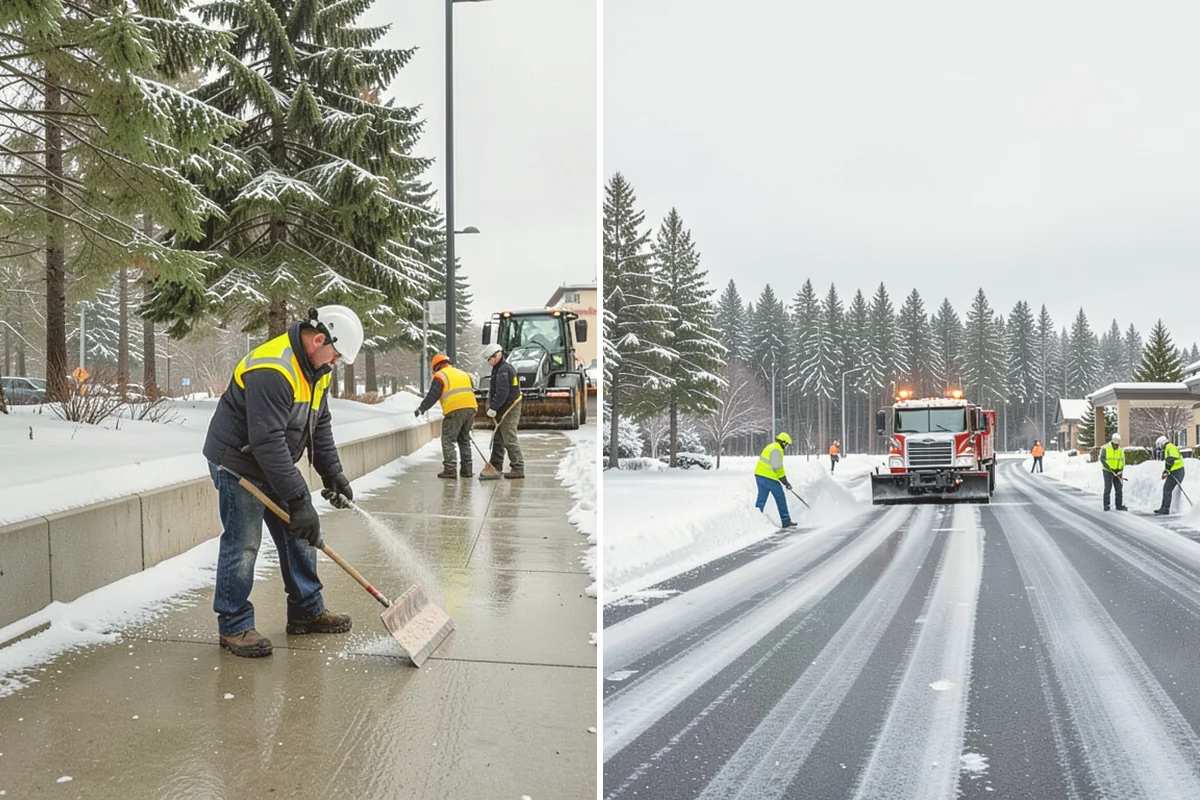 Hotel Deicing in Kent, King County, WA - Review the arrival drive, entrances, and guest paths with staff