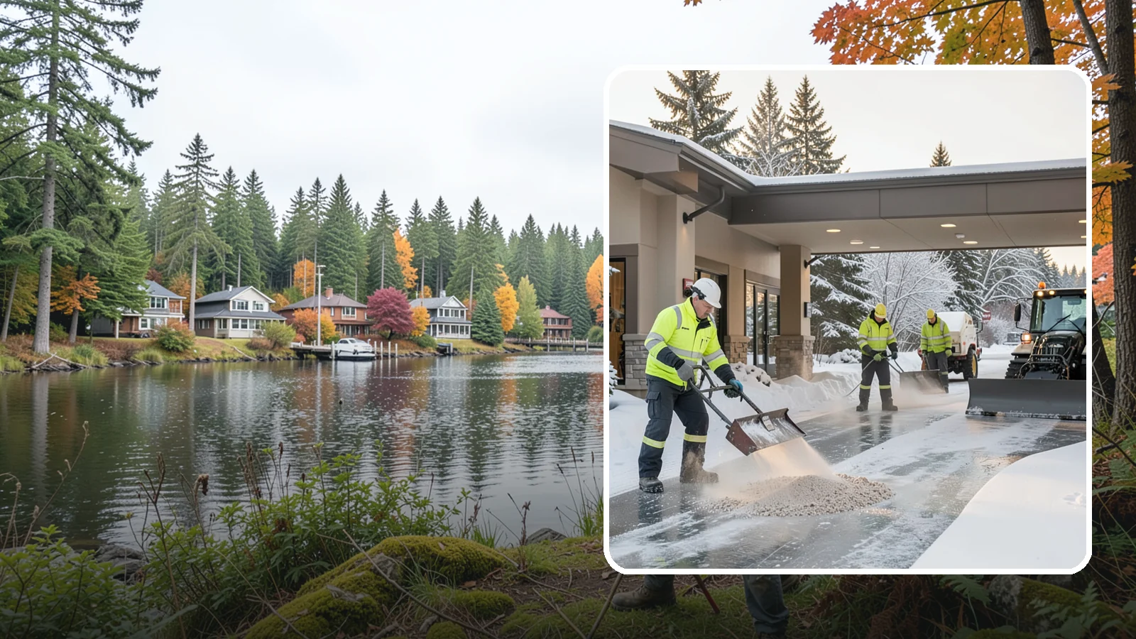 Hotel Deicing in La Conner, Skagit County, WA - Deicing for hotels that keeps porte-cocheres, guest entrances, and walkways pristine so arriving travelers step onto safe, dry...