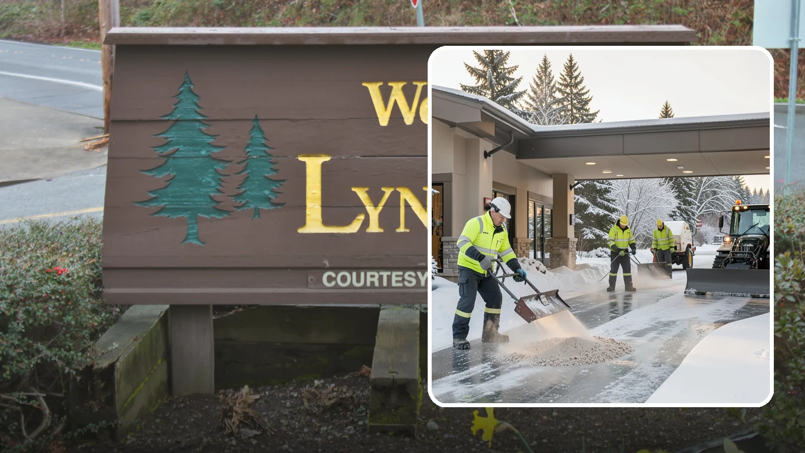 Hotel Deicing in Lynnwood, Snohomish County, WA - Deicing for hotels that keeps porte-cocheres, guest entrances, and walkways pristine so arriving travelers step onto safe, dry...