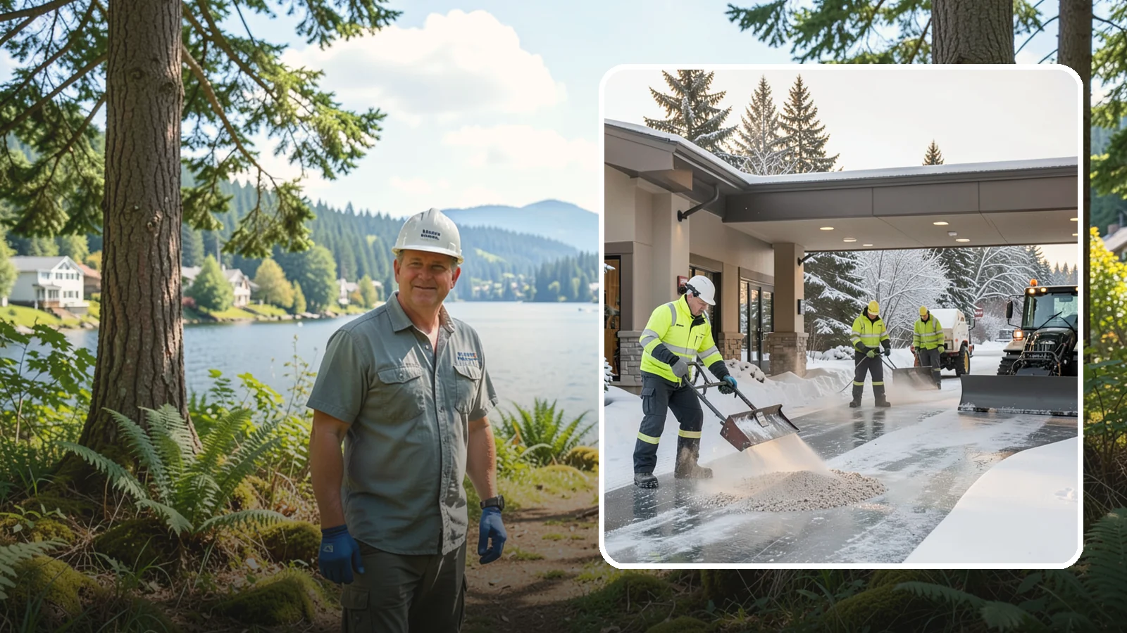 Hotel Deicing in Milton, King County, WA - Deicing for hotels that keeps porte-cocheres, guest entrances, and walkways pristine so arriving travelers step onto safe, dry...