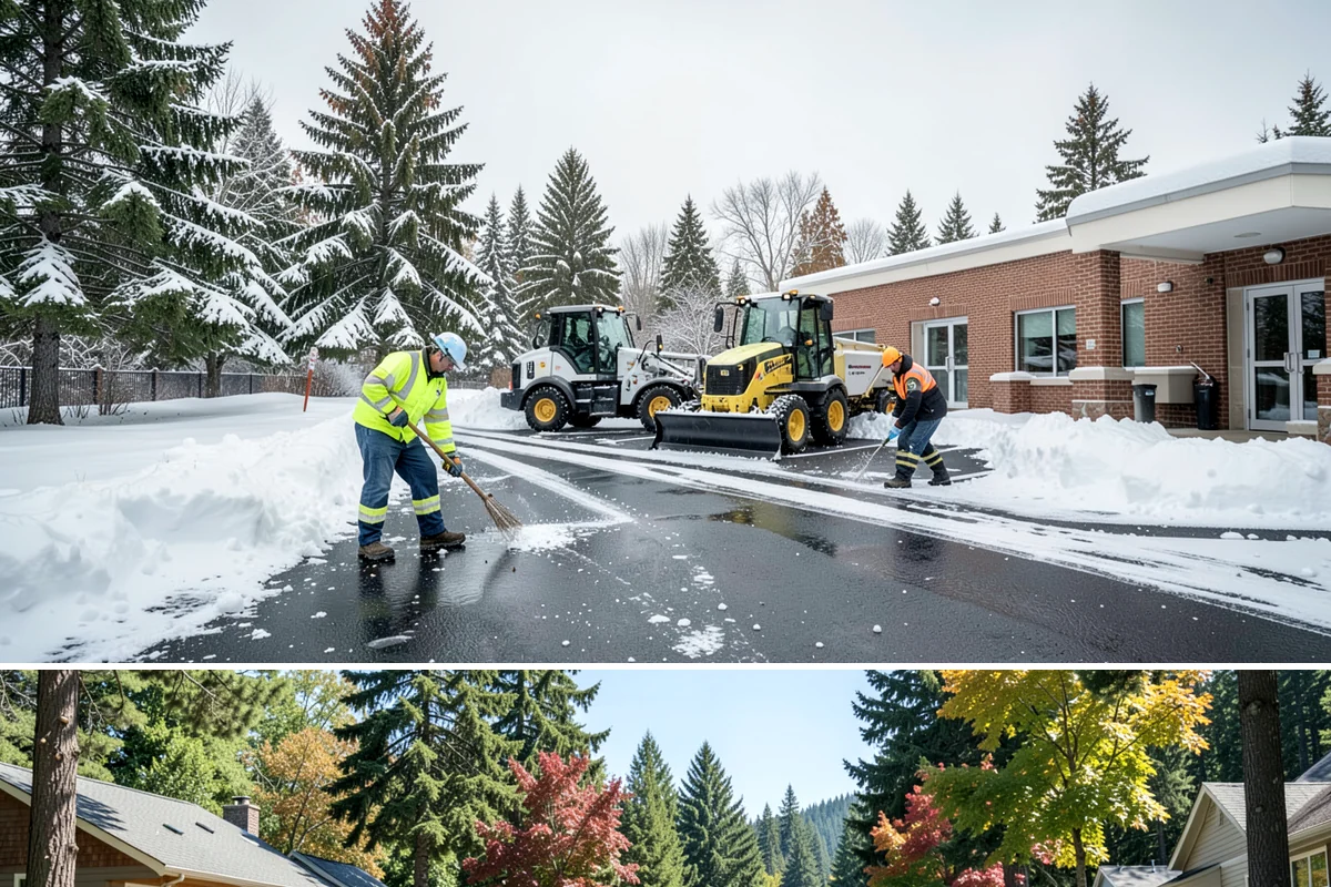 Hotel Deicing in Orting, Pierce County, WA - Coverage runs the full winter season, with continuous readiness during freezing-rain nights that coincide with guest arrivals and...