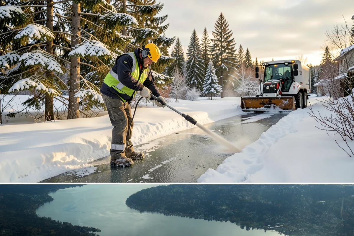 Hotel Deicing in Sammamish, King County, WA - Coverage runs the full winter season, with continuous readiness during freezing-rain nights that coincide with guest arrivals and...