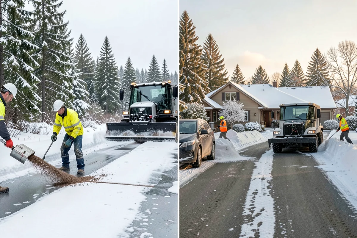 Hotel Deicing in SeaTac, King County, WA - Review the arrival drive, entrances, and guest paths with staff