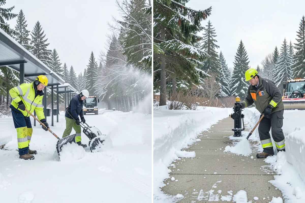 Hotel Deicing in Sumner, Pierce County, WA - Review the arrival drive, entrances, and guest paths with staff