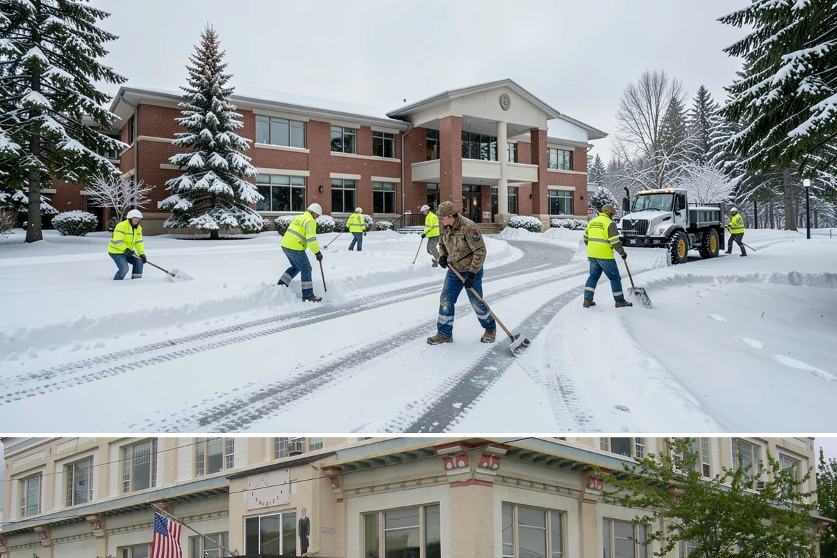 Hotel Parking Lot Snow Removal in Anacortes, Skagit County, WA - Hotel lots in the Puget Sound area need the most winter attention from December through February, spanning peak travel and...