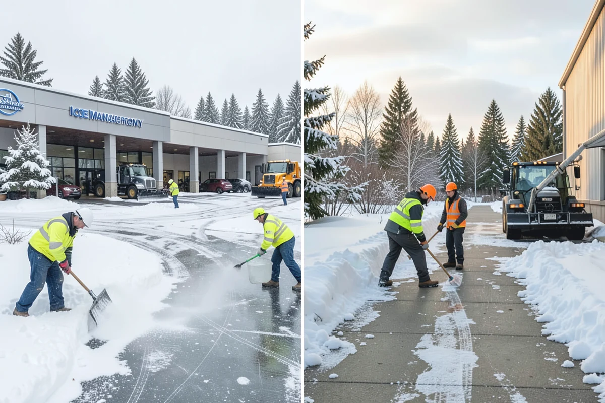 Hotel Parking Lot Snow Removal in Auburn, King County, WA - Prioritize the porte-cochere, entry drive, and guest parking with hotel staff