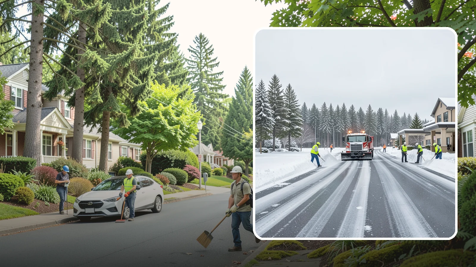 Hotel Parking Lot Snow Removal in Beaux Arts Village, King County, WA - We clear hotel lots and entry drives around the clock so Western Washington guests arrive and depart smoothly in winter.