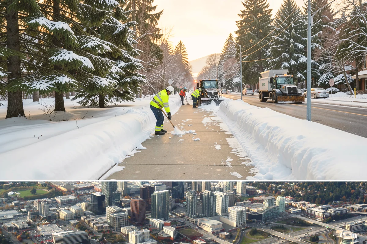 Hotel Parking Lot Snow Removal in Bellevue, King County, WA - Hotel lots in the Puget Sound area need the most winter attention from December through February, spanning peak travel and...