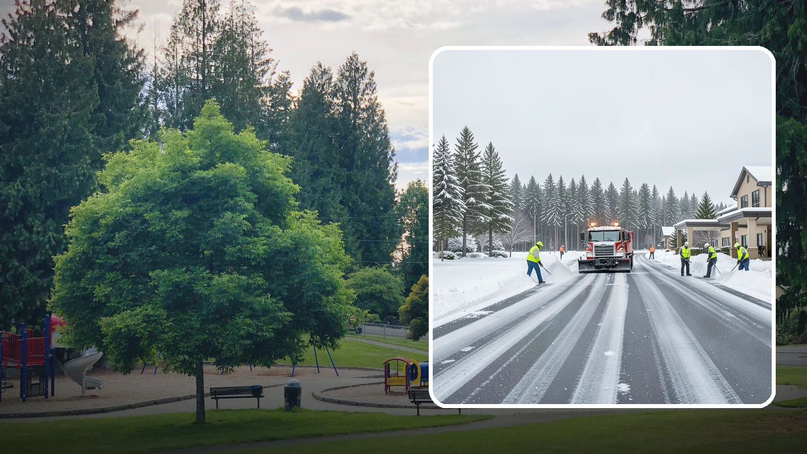 Hotel Parking Lot Snow Removal in Bonney Lake, Pierce County, WA - We clear hotel lots and entry drives around the clock so Western Washington guests arrive and depart smoothly in winter.