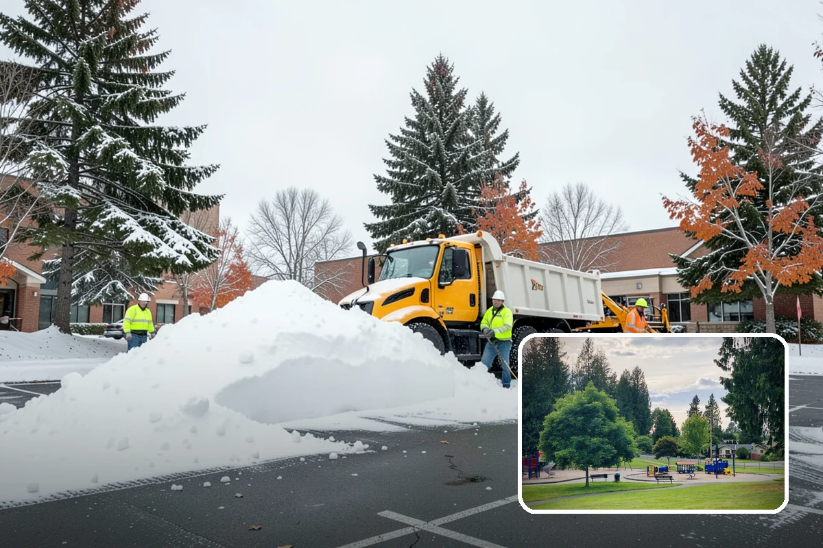 Hotel Parking Lot Snow Removal in Bonney Lake, Pierce County, WA - Guests arrive and depart smoothly at any hour of the storm