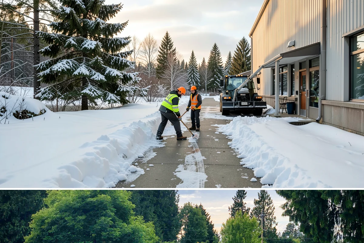 Hotel Parking Lot Snow Removal in Bonney Lake, Pierce County, WA - Hotel lots in the Puget Sound area need the most winter attention from December through February, spanning peak travel and...