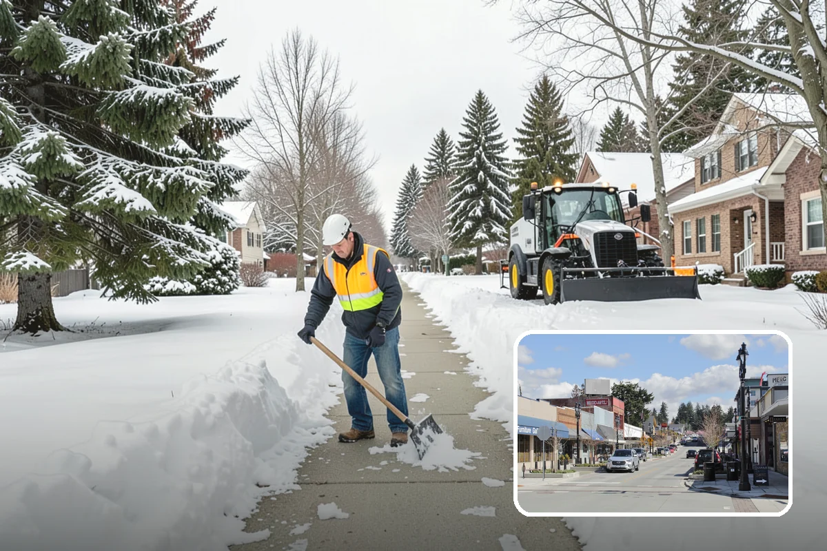 Hotel Parking Lot Snow Removal in Bothell, King County, WA - Guests arrive and depart smoothly at any hour of the storm