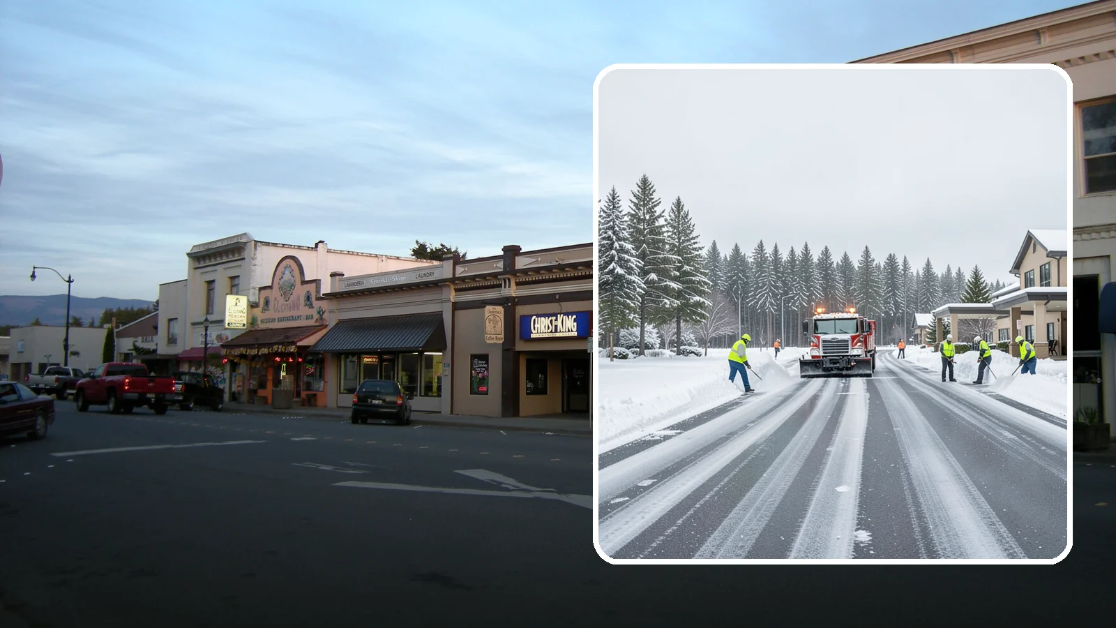 Hotel Parking Lot Snow Removal in Burlington, Skagit County, WA - We clear hotel lots and entry drives around the clock so Western Washington guests arrive and depart smoothly in winter.