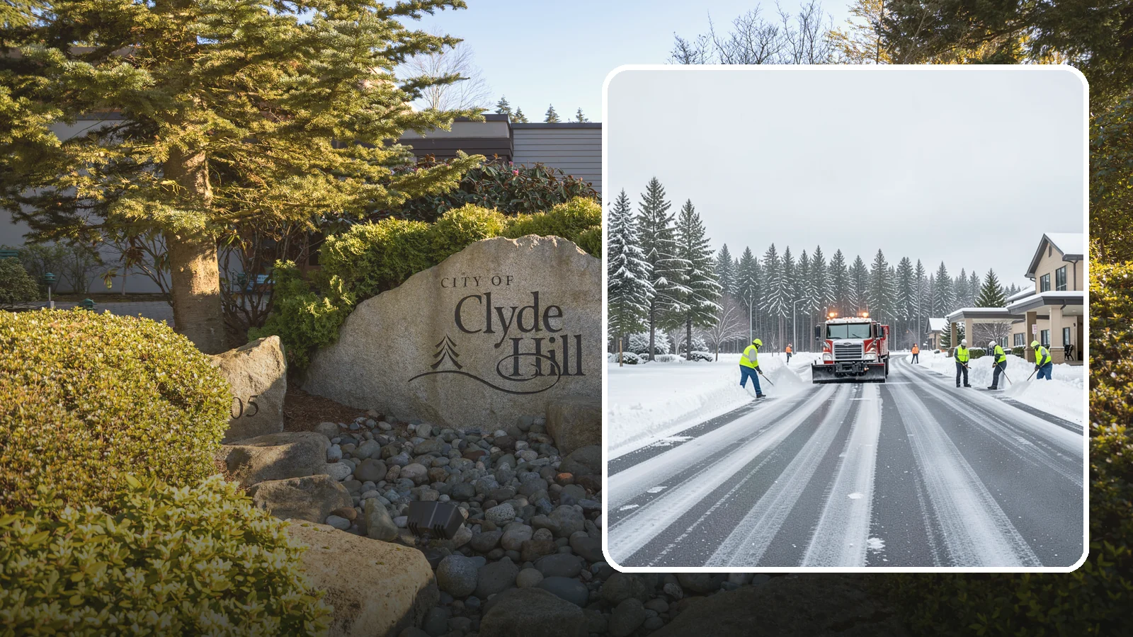 Hotel Parking Lot Snow Removal in Clyde Hill, King County, WA - We clear hotel lots and entry drives around the clock so Western Washington guests arrive and depart smoothly in winter.