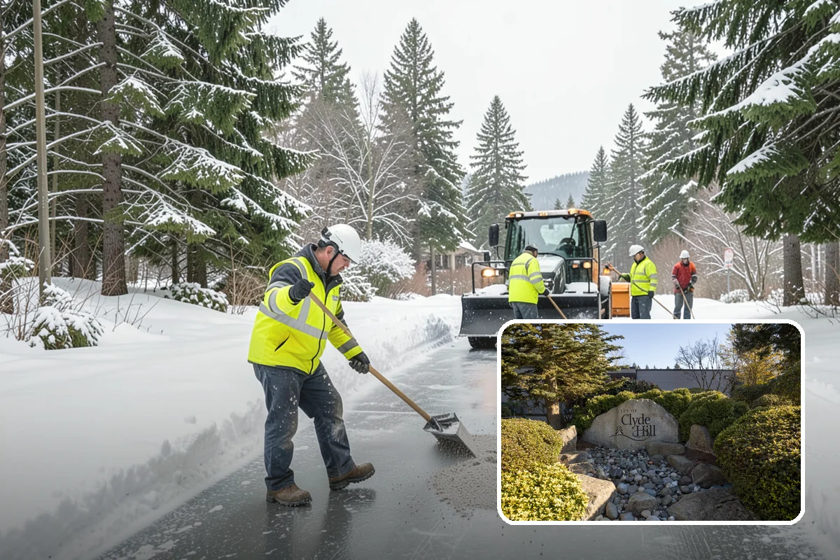 Hotel Parking Lot Snow Removal in Clyde Hill, King County, WA - Guests arrive and depart smoothly at any hour of the storm