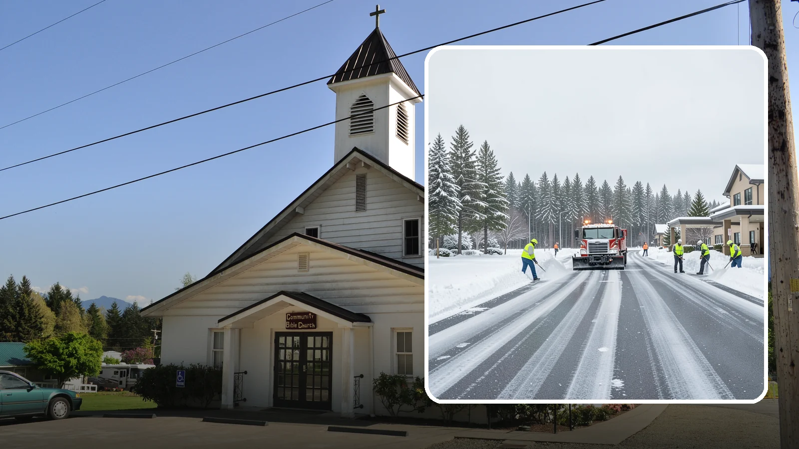 Hotel Parking Lot Snow Removal in Concrete, Skagit County, WA - We clear hotel lots and entry drives around the clock so Western Washington guests arrive and depart smoothly in winter.