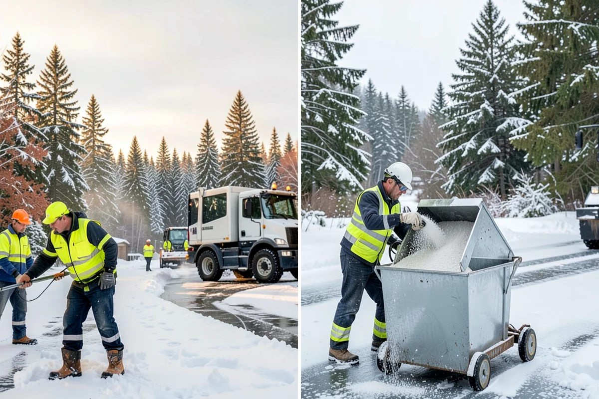 Hotel Parking Lot Snow Removal in Concrete, Skagit County, WA - Prioritize the porte-cochere, entry drive, and guest parking with hotel staff