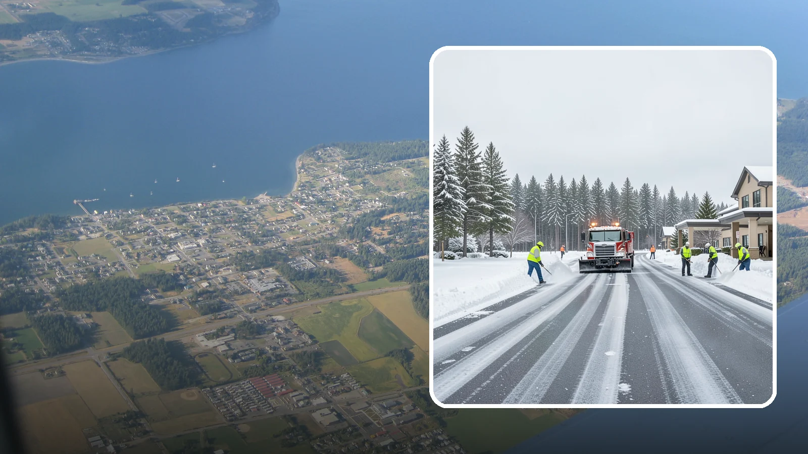Hotel Parking Lot Snow Removal in Coupeville, Island County, WA - We clear hotel lots and entry drives around the clock so Western Washington guests arrive and depart smoothly in winter.