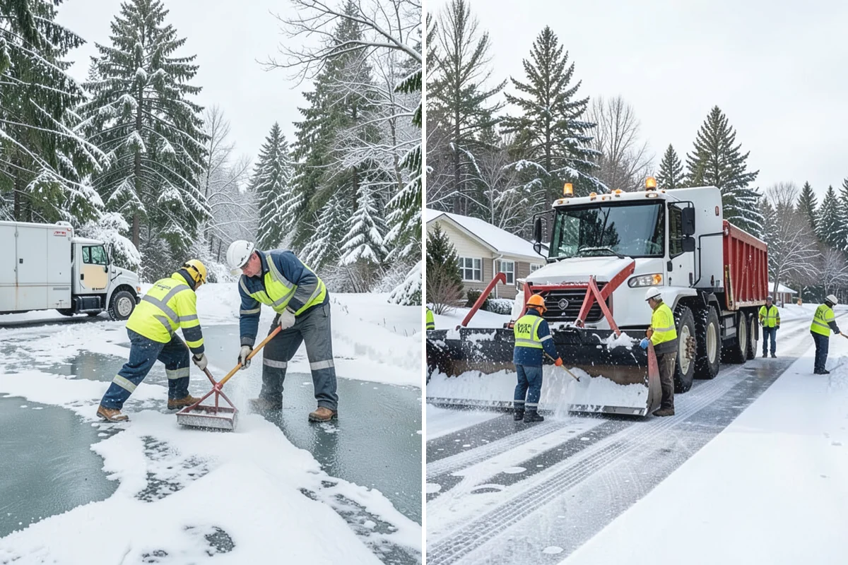 Hotel Parking Lot Snow Removal in Coupeville, Island County, WA - Prioritize the porte-cochere, entry drive, and guest parking with hotel staff