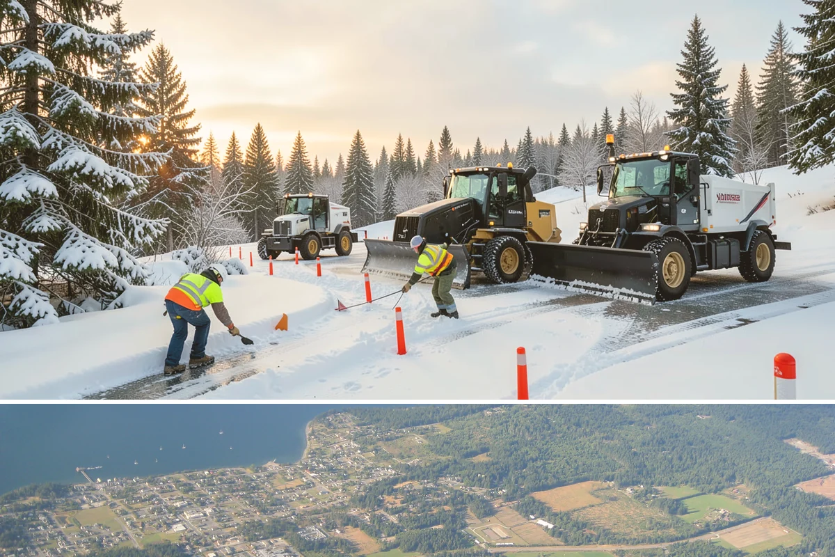 Hotel Parking Lot Snow Removal in Coupeville, Island County, WA - Hotel lots in the Puget Sound area need the most winter attention from December through February, spanning peak travel and...