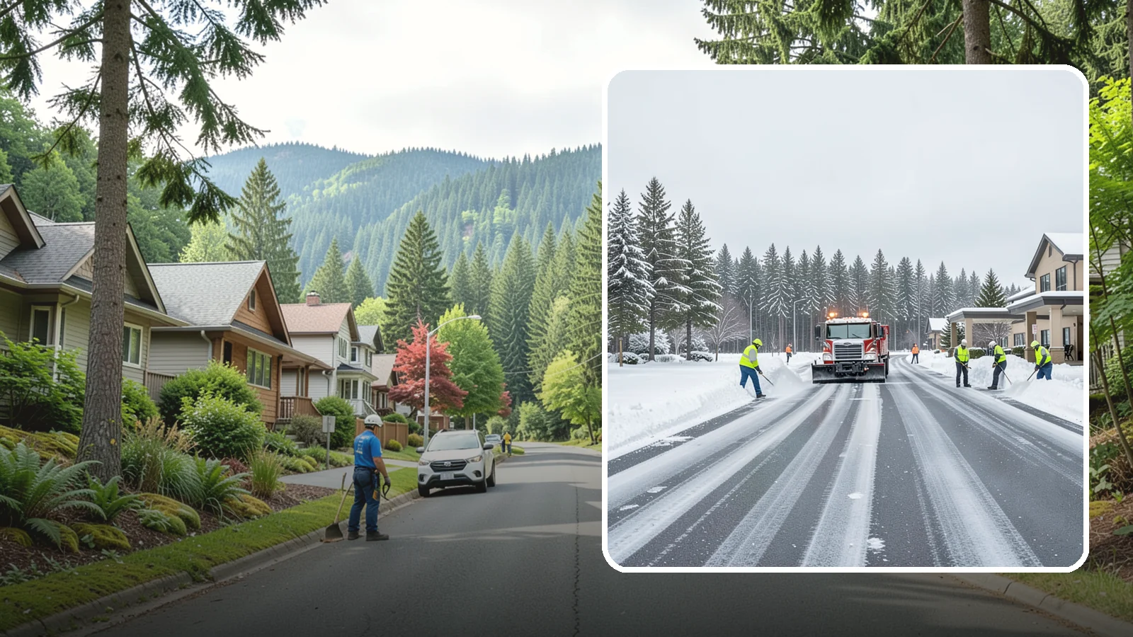 Hotel Parking Lot Snow Removal in Darrington, Snohomish County, WA - We clear hotel lots and entry drives around the clock so Western Washington guests arrive and depart smoothly in winter.