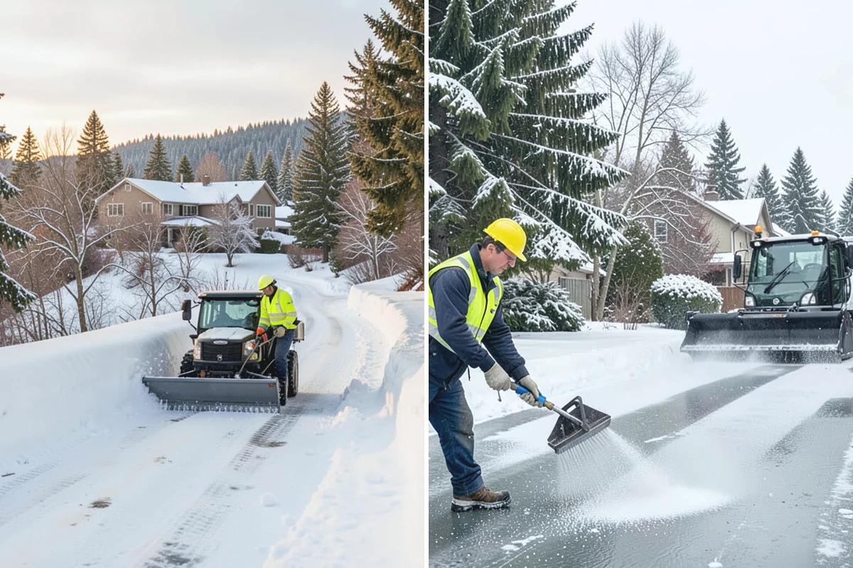 Hotel Parking Lot Snow Removal in Darrington, Snohomish County, WA - Prioritize the porte-cochere, entry drive, and guest parking with hotel staff