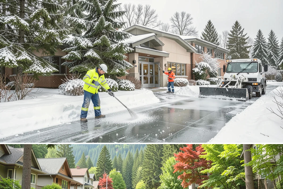 Hotel Parking Lot Snow Removal in Darrington, Snohomish County, WA - Hotel lots in the Puget Sound area need the most winter attention from December through February, spanning peak travel and...
