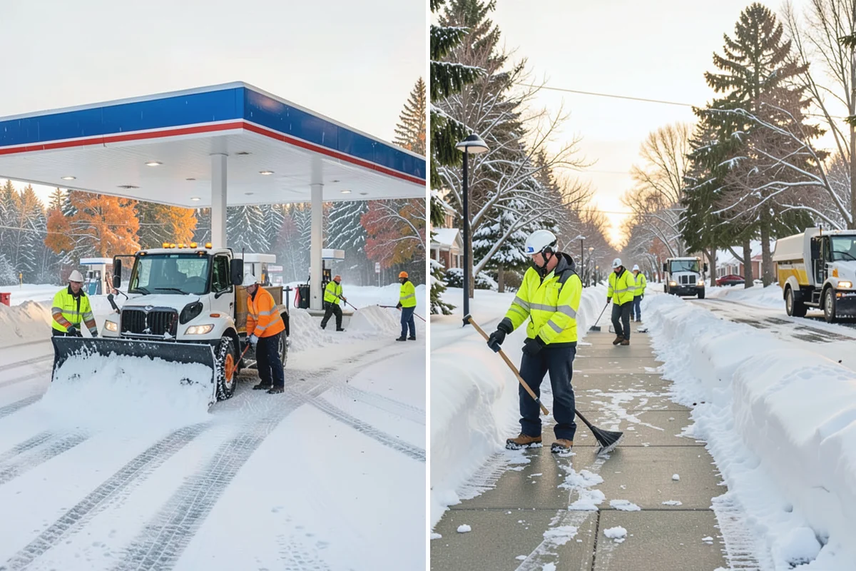 Hotel Parking Lot Snow Removal in Des Moines, King County, WA - Prioritize the porte-cochere, entry drive, and guest parking with hotel staff
