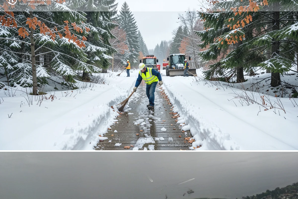 Hotel Parking Lot Snow Removal in Des Moines, King County, WA - Hotel lots in the Puget Sound area need the most winter attention from December through February, spanning peak travel and...