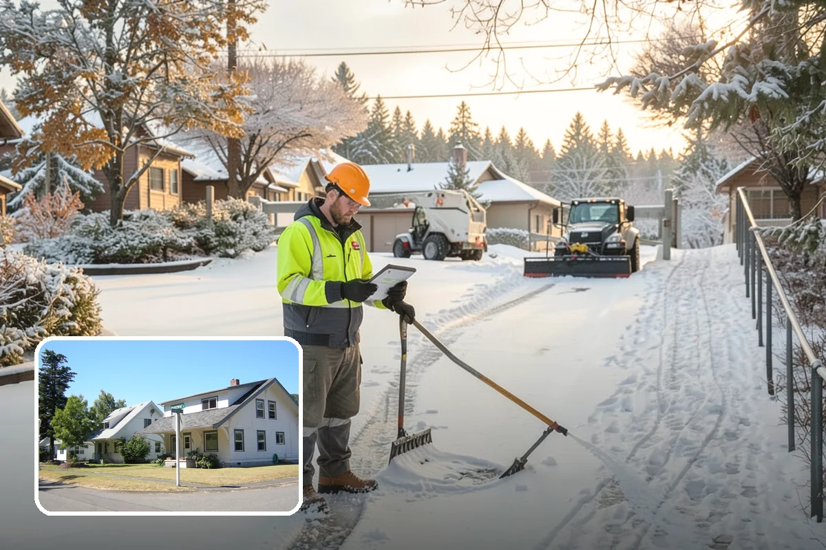 Hotel Parking Lot Snow Removal in DuPont, Pierce County, WA - Guests arrive and depart smoothly at any hour of the storm