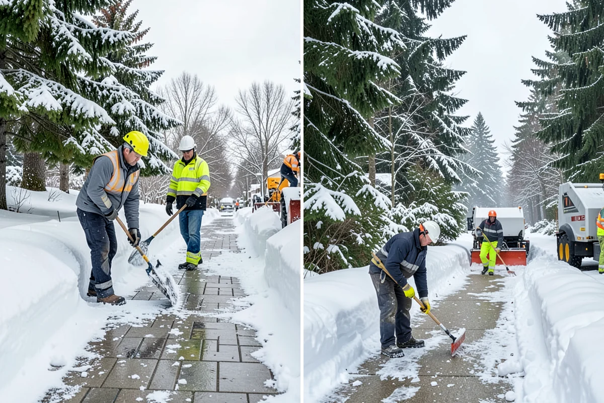 Hotel Parking Lot Snow Removal in DuPont, Pierce County, WA - Prioritize the porte-cochere, entry drive, and guest parking with hotel staff