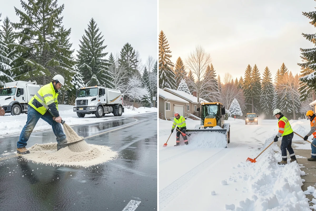 Hotel Parking Lot Snow Removal in Edgewood, Pierce County, WA - Prioritize the porte-cochere, entry drive, and guest parking with hotel staff