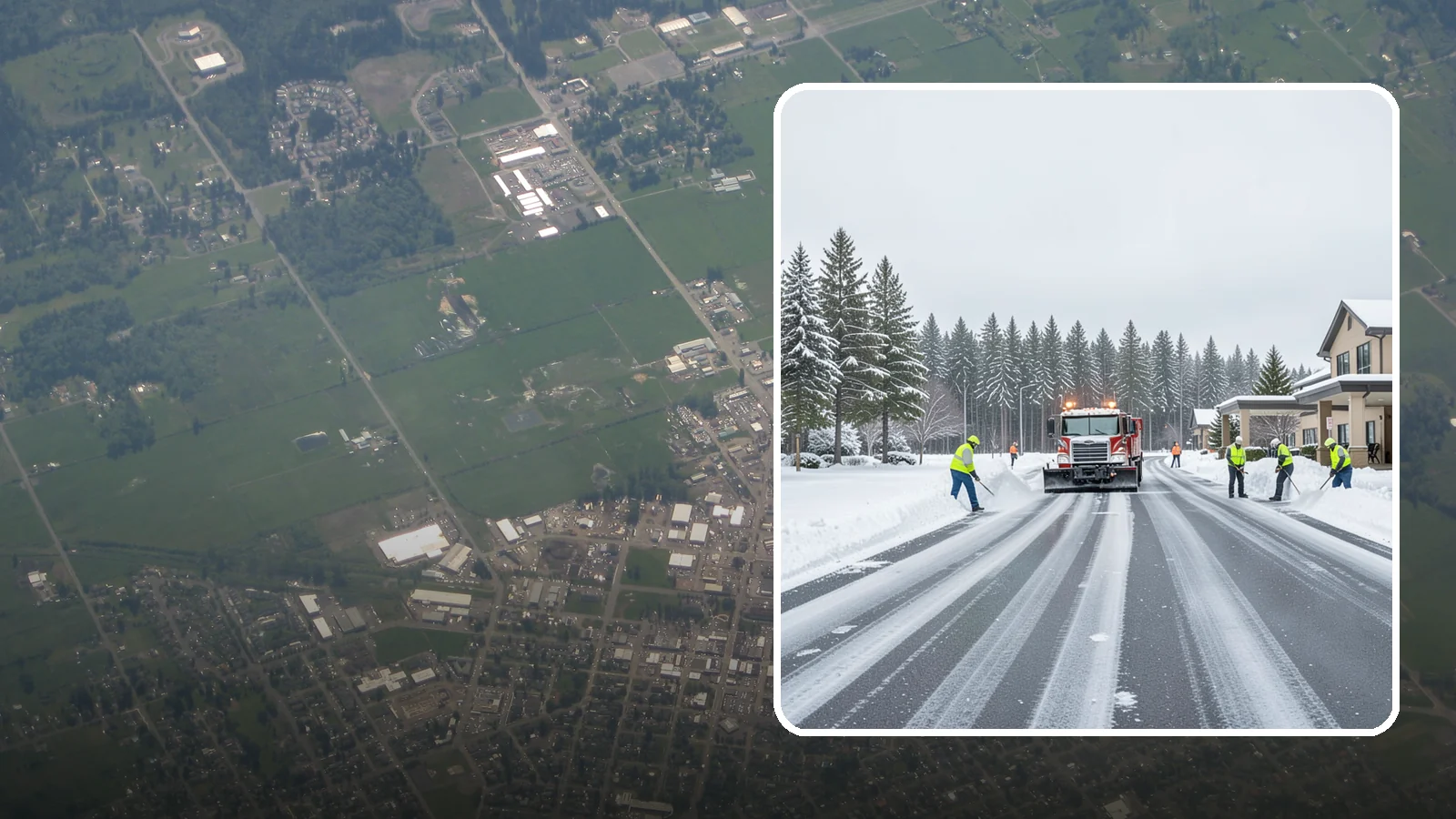 Hotel Parking Lot Snow Removal in Enumclaw, King County, WA - We clear hotel lots and entry drives around the clock so Western Washington guests arrive and depart smoothly in winter.