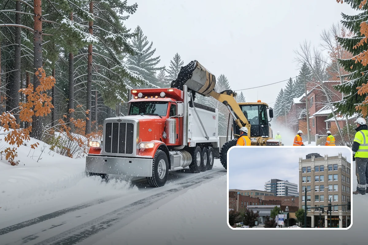 Hotel Parking Lot Snow Removal in Everett, Snohomish County, WA - Guests arrive and depart smoothly at any hour of the storm