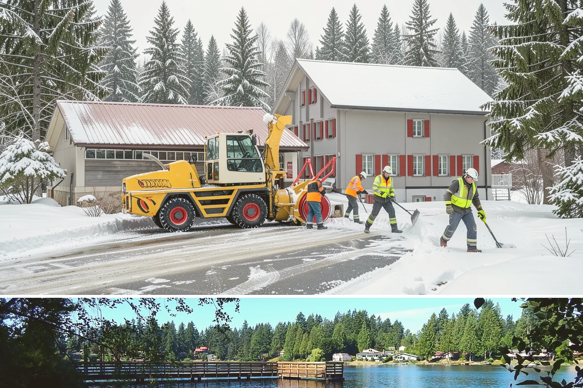 Hotel Parking Lot Snow Removal in Federal Way, King County, WA - Hotel lots in the Puget Sound area need the most winter attention from December through February, spanning peak travel and...