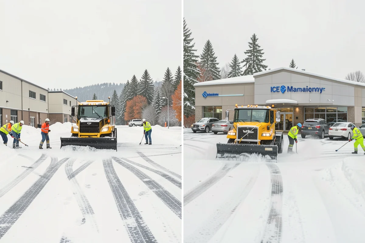 Hotel Parking Lot Snow Removal in Fife, Pierce County, WA - Prioritize the porte-cochere, entry drive, and guest parking with hotel staff