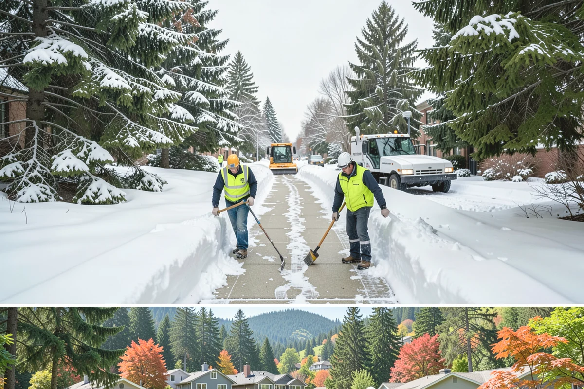 Hotel Parking Lot Snow Removal in Fircrest, Pierce County, WA - Hotel lots in the Puget Sound area need the most winter attention from December through February, spanning peak travel and...