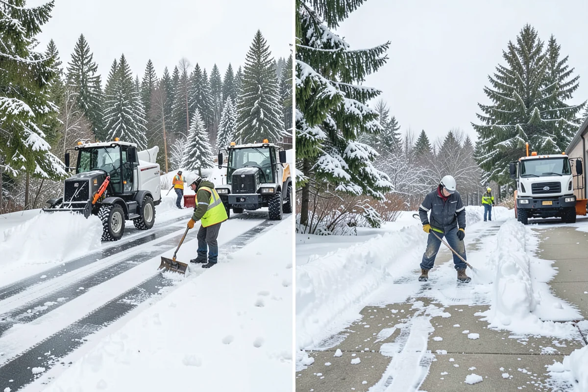 Hotel Parking Lot Snow Removal in Gold Bar, Snohomish County, WA - Prioritize the porte-cochere, entry drive, and guest parking with hotel staff