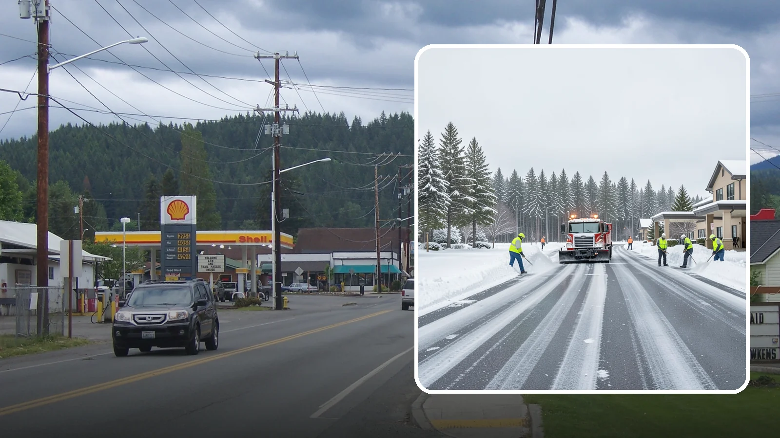 Hotel Parking Lot Snow Removal in Granite Falls, Snohomish County, WA - We clear hotel lots and entry drives around the clock so Western Washington guests arrive and depart smoothly in winter.