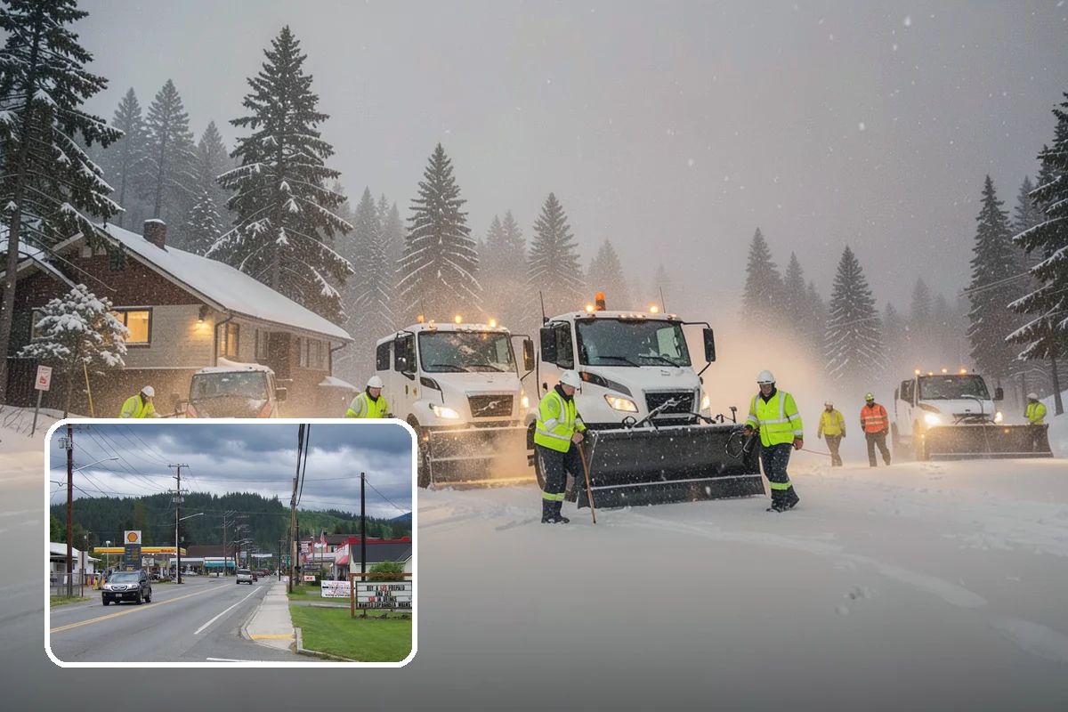 Hotel Parking Lot Snow Removal in Granite Falls, Snohomish County, WA - Guests arrive and depart smoothly at any hour of the storm