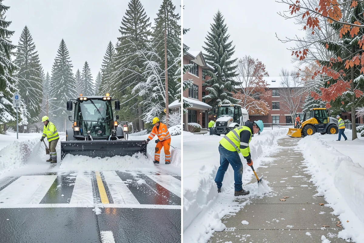 Hotel Parking Lot Snow Removal in Hamilton, Skagit County, WA - Prioritize the porte-cochere, entry drive, and guest parking with hotel staff