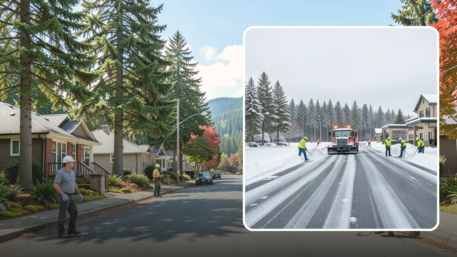 Hotel Parking Lot Snow Removal in Hunts Point, King County, WA - We clear hotel lots and entry drives around the clock so Western Washington guests arrive and depart smoothly in winter.