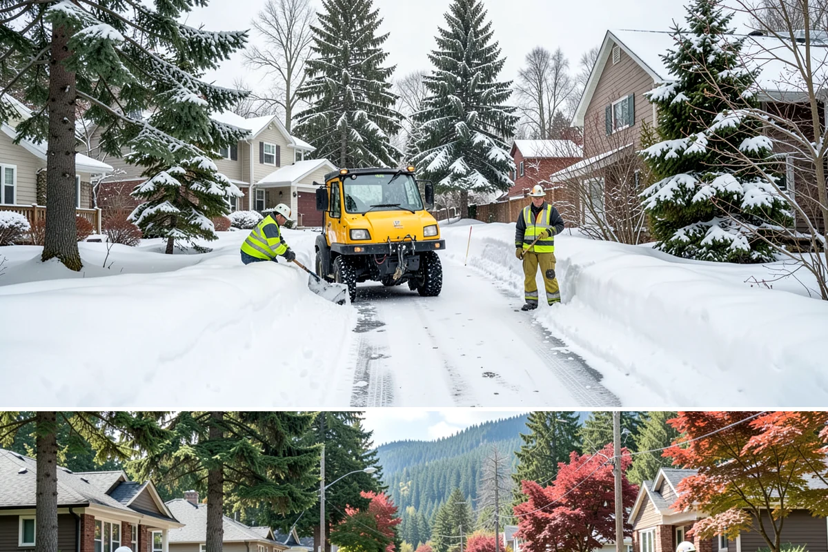 Hotel Parking Lot Snow Removal in Hunts Point, King County, WA - Hotel lots in the Puget Sound area need the most winter attention from December through February, spanning peak travel and...