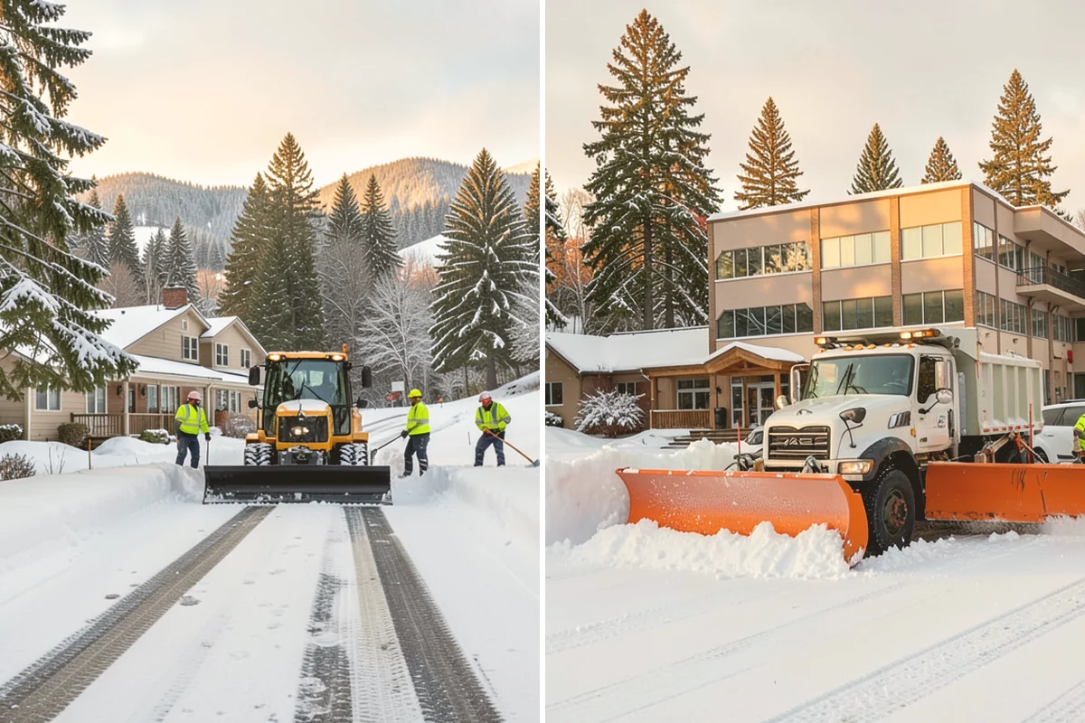 Hotel Parking Lot Snow Removal in Index, Snohomish County, WA - Prioritize the porte-cochere, entry drive, and guest parking with hotel staff