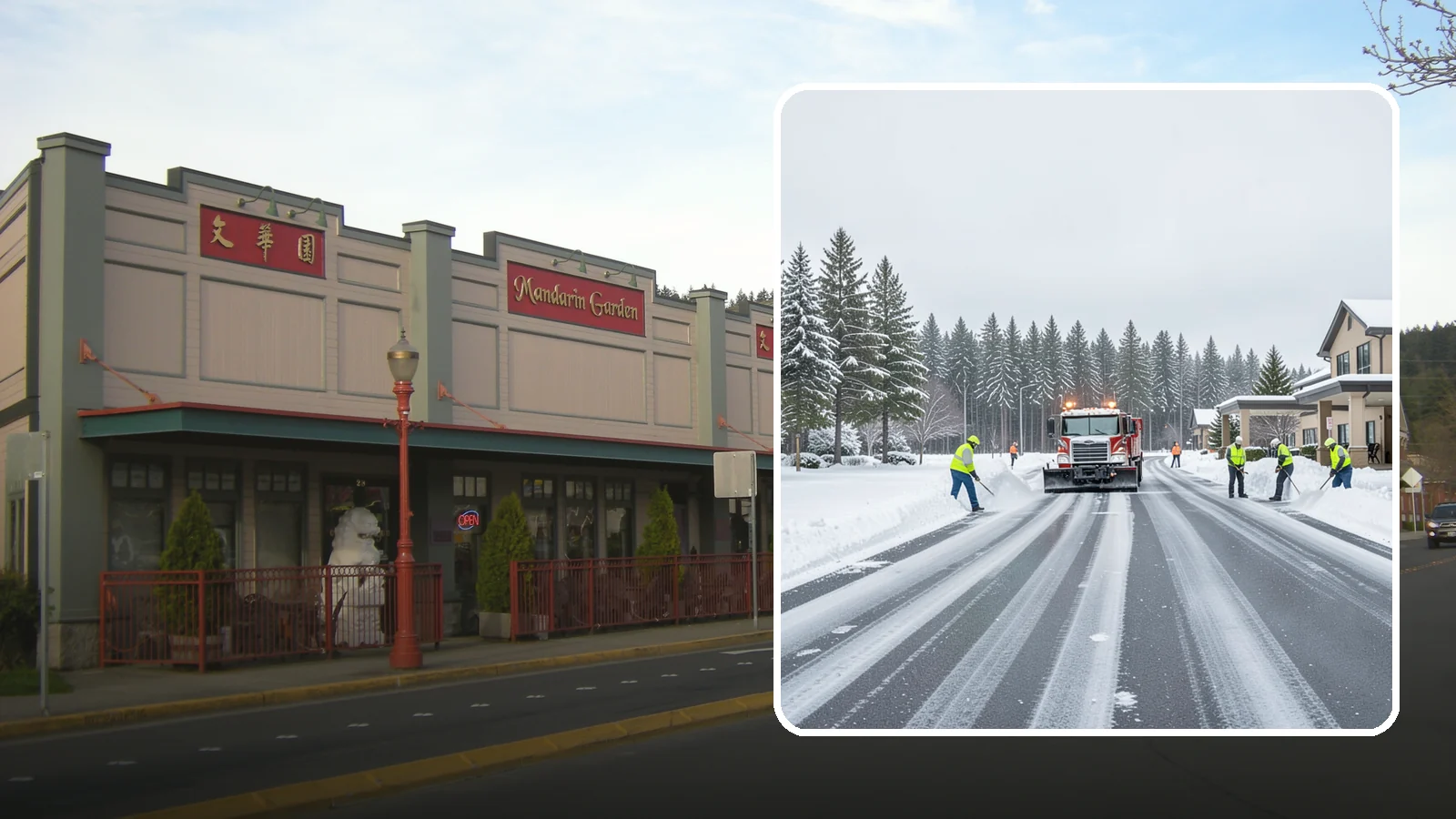 Hotel Parking Lot Snow Removal in Issaquah, King County, WA - We clear hotel lots and entry drives around the clock so Western Washington guests arrive and depart smoothly in winter.