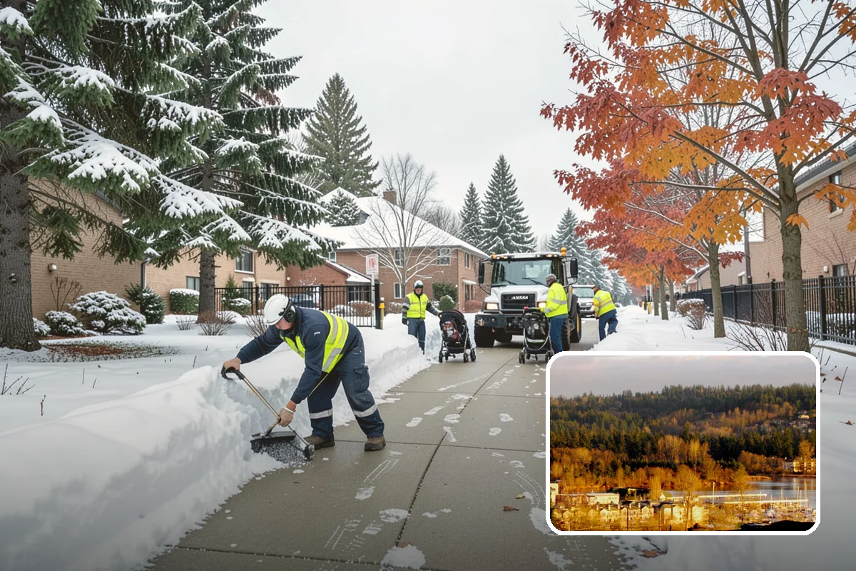 Hotel Parking Lot Snow Removal in Kenmore, King County, WA - Guests arrive and depart smoothly at any hour of the storm