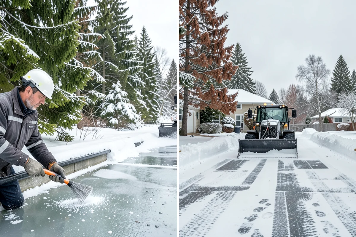 Hotel Parking Lot Snow Removal in Kenmore, King County, WA - Prioritize the porte-cochere, entry drive, and guest parking with hotel staff