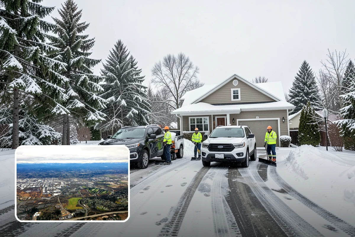 Hotel Parking Lot Snow Removal in Kent, King County, WA - Guests arrive and depart smoothly at any hour of the storm