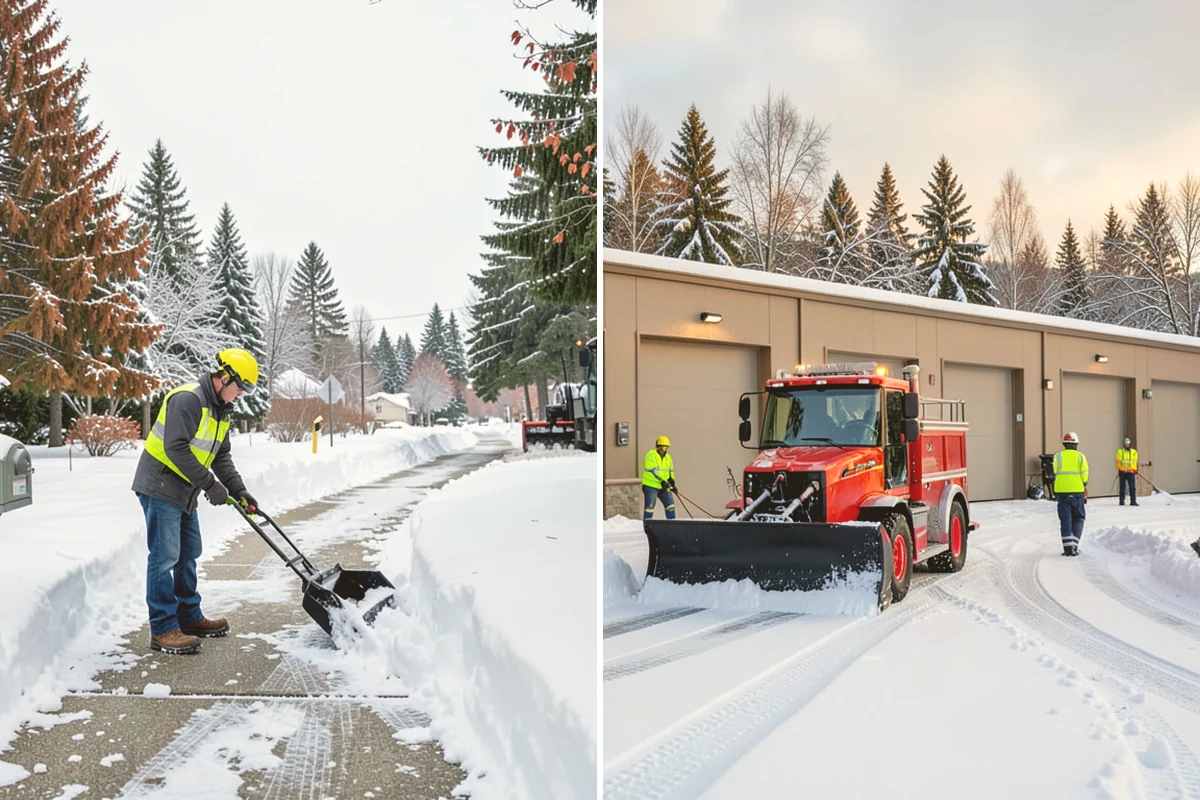 Hotel Parking Lot Snow Removal in Kirkland, King County, WA - Prioritize the porte-cochere, entry drive, and guest parking with hotel staff